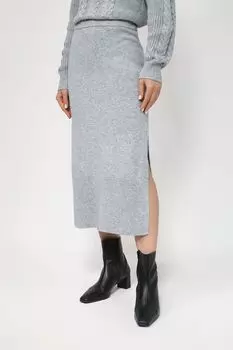 Вязаная юбка из смесовой шерсти с вырезом SABRINA SCALA