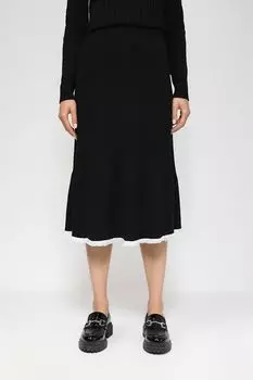 Вязаная юбка в рубчик BELUCCI