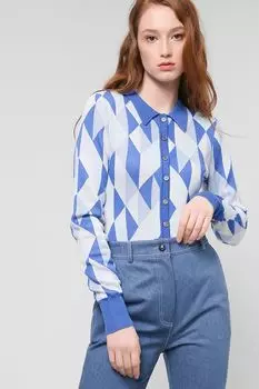 Вязаное боди с принтом BELUCCI