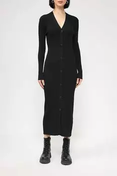 Вязаное платье макси Karl Lagerfeld