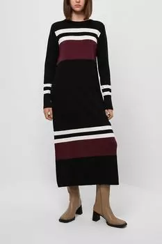 Вязаное платье миди из вискозы Emme Marella