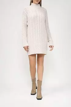 Вязаное платье с узором косы Rinascimento