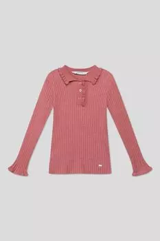 Вязаное поло в рубчик Mayoral