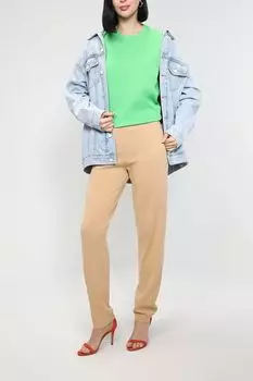 Вязаные брюки из хлопка BELUCCI