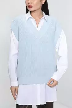 Вязаные жилет из хлопка Esprit Edc