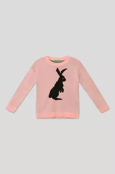 Вязаный джемпер из хлопка Benetton