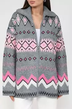 Вязаный кардиган на молнии BELUCCI