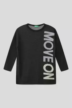 Вязаный пуловер из хлопка Benetton