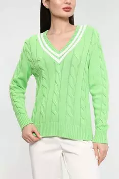 Вязаный пуловер с косами BELUCCI