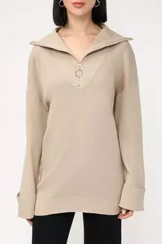 Вязаный пуловер с воротником на молнии Auranna