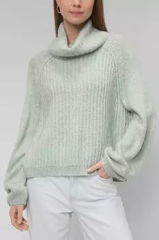 Вязаный пуловер с воротником-стойкой Only