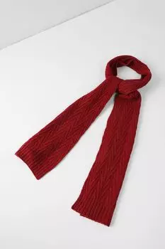 Вязаный шерстяной шарф с узором Auranna