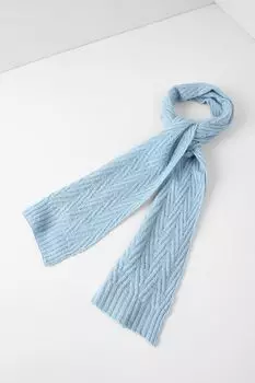 Вязаный шерстяной шарф с узором Auranna