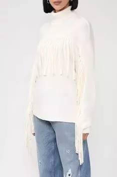 Вязаный свитер с бахромой Replay