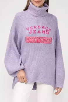 Вязаный свитер с декором VERSACE JEANS COUTURE