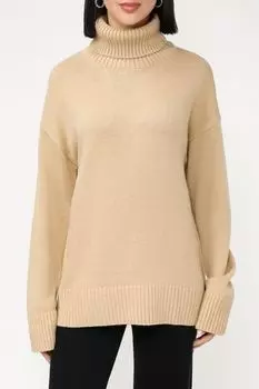 Вязаный свитер с воротником-стойкой BELUCCI