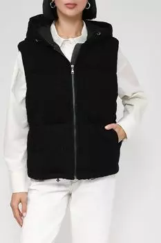 Вязаный жилет с капюшоном SABRINA SCALA