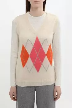 Вязаный жилет с косами More&More