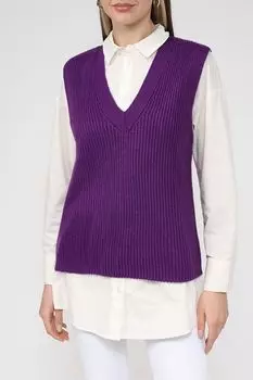 Вязаный жилет с узором Piombo