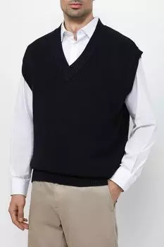 Вязаный жилет в рубчик MARCO DI RADI