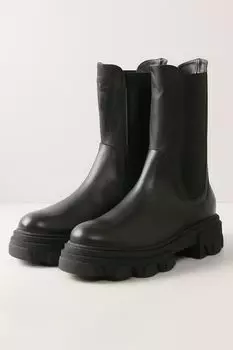 Высокие челси из кожи Ever be