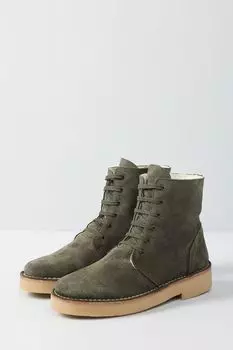 Замшевые ботинки на искусственном меху Ever be