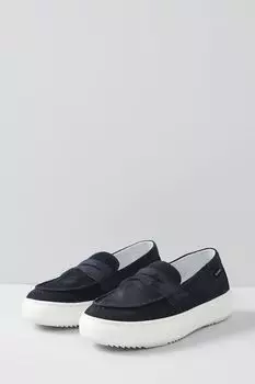 Замшевые мокасины на высокой подошве Nero Giardini