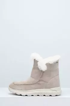 Замшевые полусапоги утепленные Geox