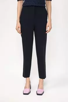 Зауженные брюки на высокой талии Naf Naf