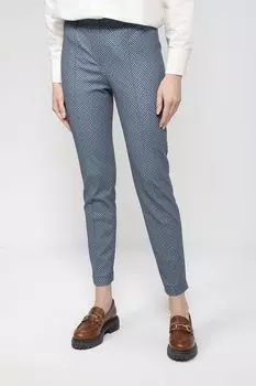 Зауженные брюки с мелким принтом Bianca