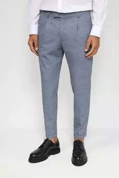 Зауженные брюки с защипами Cinque