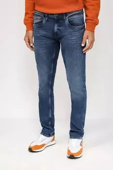 Зауженные джинсы с эффектом потертости Blend