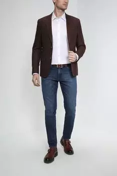 Зауженные джинсы с эффектом потертости Cinque