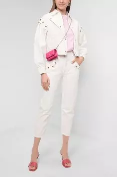 Зауженные джинсы с декором TWINSET