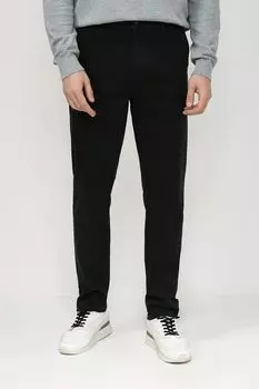 Зауженные однотонные брюки BOSS