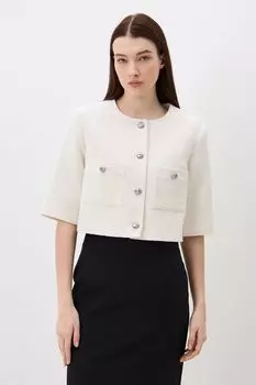 Жакет с коротким рукавом укороченный BELUCCI