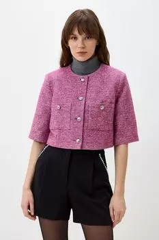 Жакет с коротким рукавом укороченный BELUCCI