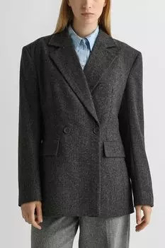 Жакет двубортный прямого кроя SABRINA SCALA