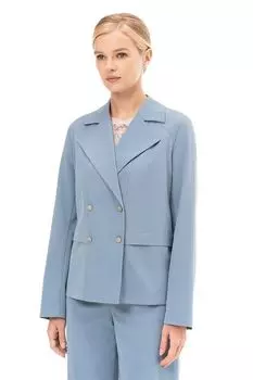 Жакет двубортный с эффектом бархатистого вельвета ALEXANDER BOGDANOV