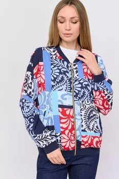 Жакет на молнии с принтом Franco Vello