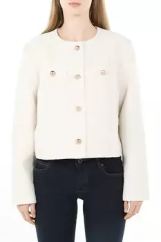 Жакет хлопковый с карманами укороченный BELUCCI