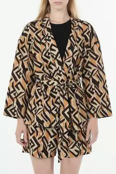 Жакет на поясе из смесового льна OVS