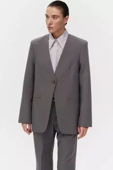 Жакет однобортный без лацканов DAISYKNIT