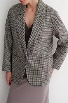 Жакет однобортный с карманами LAROOM