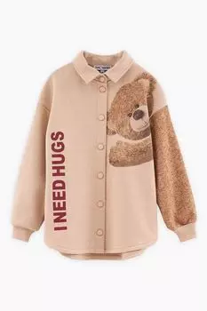 Жакет-рубашка хлопковая с принтом Bell Bimbo