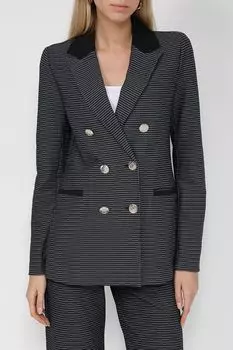 Жакет с мелким принтом EMPORIO ARMANI