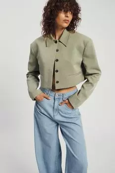 Жакет с отложным воротником укороченный Nume