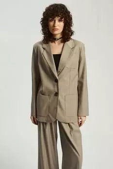 Жакет свободного кроя с карманами Nume