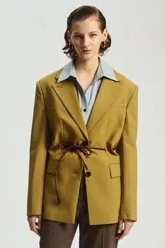 Жакет свободного кроя с поясом Nume