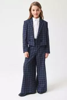 Жакет трикотажный укороченный в клетку Smena